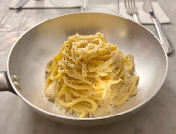 Tonnarelli cacio e pepe